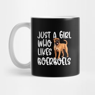 Just A Girl Who Likes Boerboels Mug